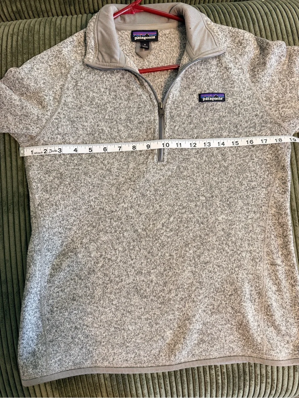 Patagonia Better Sweater 1/4 Zip Pullover Gray Women’s Medium